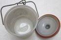 Vintage Glassware Cheese Crock with Bail Locking L