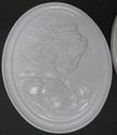 WOW Pair Romantic Italian Plaque's in Relief "Vict