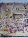 Large Vintage Romantic French Tapestry Goblin Mid 