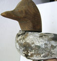 Antique Primitive Painted Duck Decoy Old Barn Find