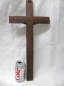 Old Ornate Antique Religious Cross Crucifix Bronze