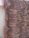 EX Large Kashmir Paisley Shawl Antique Part DutchT