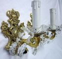 Great Pair Vintage Elaborate Italian Gilded Wall S