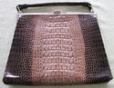 Large Real Vintage  Alligator Crocodile Skin Leath