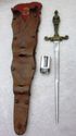 Rare Vintage Soldier Sword Letter Opener Wall Hang