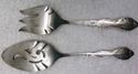 Stunning Antique Cake Pie Server Meat Fork Plated 