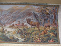 Stunning Antique Woven Tapestry Shabby Swiss Vinta