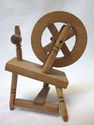  Vintage Miniature Spinning Wheel Wood Old Traditi