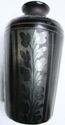 Wonderful Vintage Art Pottery Vase Black / Black G