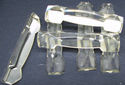 Set of 6 Antique Brilliant Crystal CUT GLASS Vinta