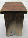 Sweet  Antique Foot Milking Stool Farm Bench Wood 