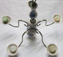 Beautiful Vintage Delft Blue Ceramic Chandelier Ce