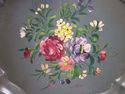 Vintage Nashco Toleware Serving Tray Hand Painted 