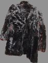 Vintage Women's Ladies Genuine Fur Coat Shiny Blac