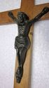 Antique Vintage Wood Crucifix Catholic Corpus Jesu