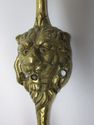 Antique Lion Head Solid Brass Hat Coat Hanger Hook