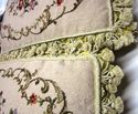 Gorgeous Pair Victorian Floral Flowers Petit Needl