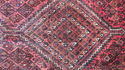 Antique Persian Knotted Wool Area Rug Thick Pile O