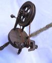 Cute Vintage Miniature Spinning Turning Wheel Wood