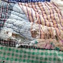 Old Antique Civil War Era Crazy Quilt lovely Old S