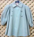 Vintage Ladies Dress A Line Over Coat Wool Vtg 196