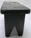 Antique Foot Milking Stool Farm Bench Wood Seat St