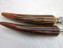 2pc Antique Vintage Bakelite Deer Antlers Handle K