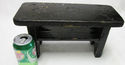 Antique Foot Milking Stool Farm Bench Wood Seat St