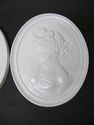 WOW Pair Romantic Italian Plaque's in Relief "Vict