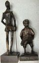 Vintage Set Don Quixote Sancho Figurines Sculpture