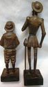 Don Quixote & Sancho Figurines Sculptures Vintage 