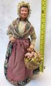 Antique Old French Lady Woman Doll Statue Figurine