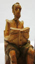 Vintage Bookends Don Quixote Sancho Figurines Scul