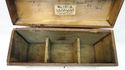 Old Vintage Wood Box Primitive Tools Storage Finge