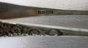 Gorgeous Ornate Silver Sugar Cube Tongs Fork Serve