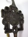 Lg Ornate Antique Cherubs Hook Hanger Coat Hat Orn