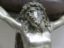 Stunning Lg Antique Religious Wood Cross Crucifix 