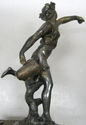 Antique Art Old Silver metal Statue Figurine Runni