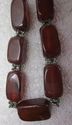 Rare Vintage Jewelry Honey Faceted Carved Amber Ge