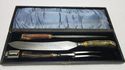 3 pc Antique Real Deer Antlers Handle Knife Cutler