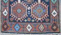 Antique Prayer Rug Runner Carpet Persian Bedouin R