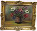 Beauiful Antique Original Painting Still-life Flow