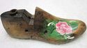 Antique Old Hand Painted Wooden Child's Shoe Maker