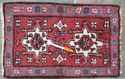 Primitive Antique Wool India Bedouin Area Rug Mat 