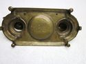 Fine Ornate Victorian Era Antique Solid Brass Inkw