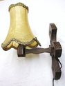 Vintage Wall Sconce Light Carved Wood Fixture Lamp