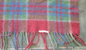 Vintage Wool Bed Blanket Sleep Tartan Plaid  Cover