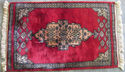 Antique Persian Prayer Rug Knotted Wool Area Thick