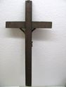 Large Old World Antique Religious Cross Crucifix V