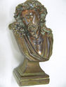 Old French Antique Bronze Statue Jesus Thorn Crown